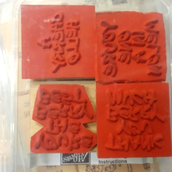 4 rubber stamp sets assorted - 25 individual stamps assorted styles - Picture 9 of 13